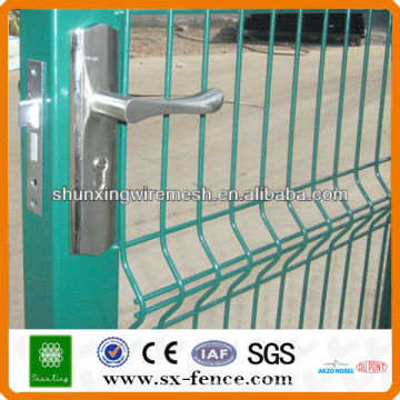 PVC coated wire mesh fence gate (popular design)